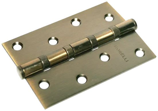 Петля универсальная карточная MS 100X70X2.5-4BB COF стальная, врезная, цвет кофе, сталь