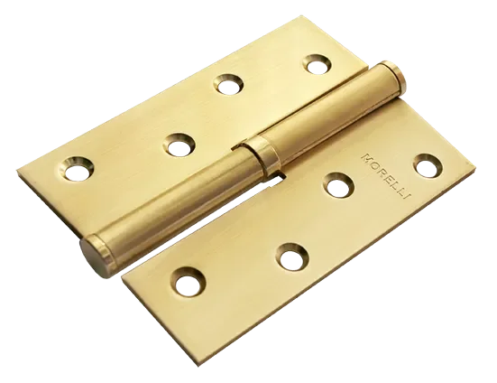 Петля разъемная карточная MSD 100X70X2.5 SG R стальная правая, врезная, цвет матовое золото