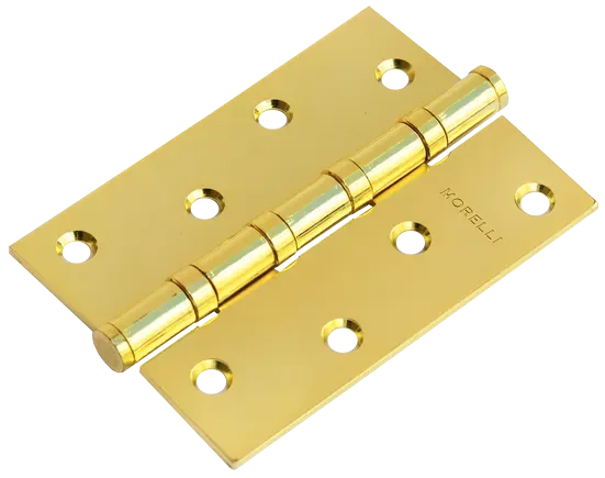 Петля универсальная MS 100X70X2.5-4BB PG стальная, врезная, цвет золото, сталь