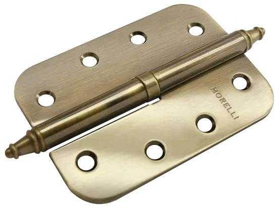 Петля разъемная MS-C 100X70X2.5 AB R правая скругленная, врезная, цвет бронза, сталь