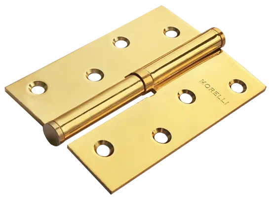 Петля разъемная стальная MSD 100X70X2.5 PG R правая, врезная, цвет золото