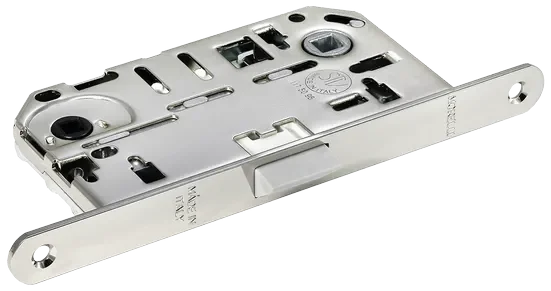 Замок межкомнатный IP WC PC бесшумный, сантехнический, цвет хром