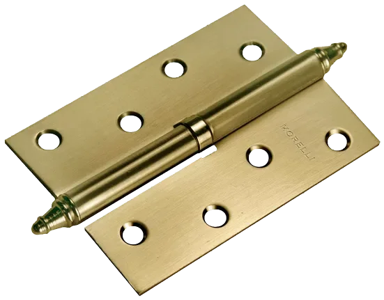 Петля разъемная карточная MS 100X70X2.5 L AB  стальная левая, врезная, цвет бронза, сталь