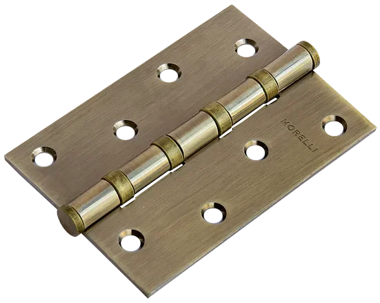 Петля карточная универсальная MS 100X70X2.5-4BB AB стальная, врезная, цвет бронза, сталь