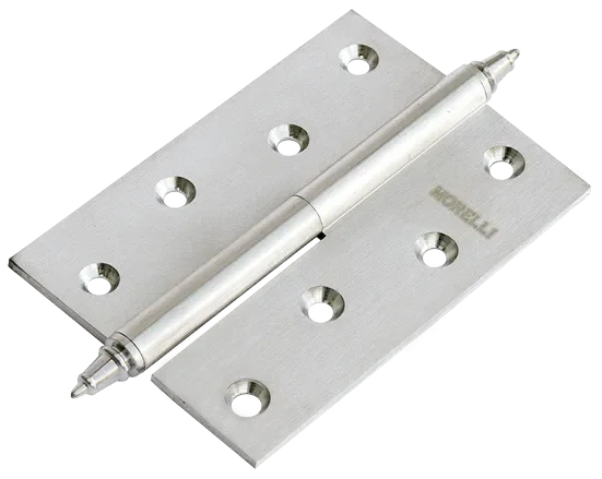 Петля разъемная стальная MS 100X70X2.5 L SN левая, врезная, цвет матовый никель, сталь