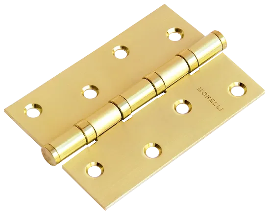 Петля универсальная карточная MS 100X70X2.5-4BB SG стальная, врезная, цвет матовое золото