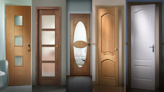 Виды межкомнатных дверей - материалы дверей, покрытия, способы открывания  дверей