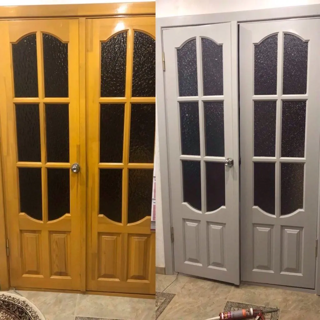 В какой цвет покрасить межкомнатные двери (58 фото)