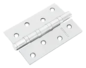 Петля универсальная карточная MS 100X70X2.5-4BB W стальная, врезная, цвет белый, сталь