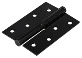 Петля разъемная карточная MSD 100X70X2.5 BL R  стальная правая, врезная, цвет черный, сталь