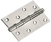 Петля универсальная карточная MS 100X70X2.5-4BB PC стальная, врезная, цвет хром, сталь