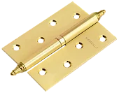 Петля разъемная карточная стальная MS 100X70X2.5 R SG правая, врезная, цвет матовая латунь, сталь