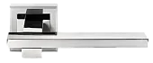 Ручка дверная SHAPE MH-38 SC/CP-S раздельная на квадратном основании, цвет мат.хром/хром, ЦАМ Light