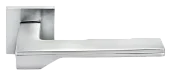 PIERRES, ручка дверная на квадратной накладке MH-49-S6 SC, цвет - матовый хром