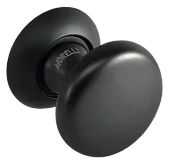 Ручка дверная круглая FOSTER MHR-1 BL на розетке, цвет - черный