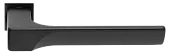 Ручка дверная FIORD-SM NERO раздельная без розетки, цвет черный, ЦАМ