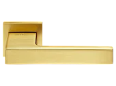 Ручка дверная LOT MH-56-S6 MSG раздельная на квадратной розетке 6 мм, цвет мат.сатин. золото, ЦАМ Light