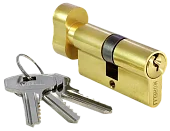 60CK PG, ключевой цилиндр с заверткой (60 мм), цвет - золото