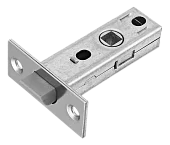 Защелка межкомнатная LP6-45 SC с пластиковым язычком, цвет матовый хром