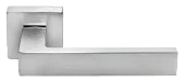 Ручка дверная HORIZONT S5 CSA раздельная на квадратной розетке, цвет мат.хром, ЦАМ
