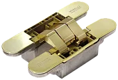 Петля скрытая HH-16 PG 3D, врезная, цвет золото, ЦАМ