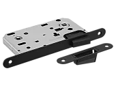 Замок межкомнатный MM 2090 BL, магнитный, сантехнический, цвет черный