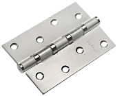 Петля карточная универсальная MS 100X70X2.5-4BB SC стальная, врезная, цвет матовый хром, сталь