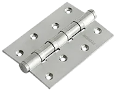 Петля карточная универсальная MBU 100X70X3-4BB SN латунь, врезная, цвет белый никель