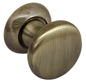 Ручка дверная круглая FOSTER MHR-1 AB на розетке, цвет - античная бронза