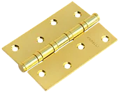 Петля универсальная MS 100X70X2.5-4BB PG стальная, врезная, цвет золото, сталь
