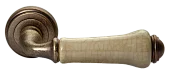 UMBERTO, ручка дверная MH-41-CLASSIC OMB/CH, цвет-старая мат.бронза/шампань