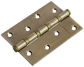 Петля карточная универсальная MS 100X70X2.5-4BB AB стальная, врезная, цвет бронза, сталь