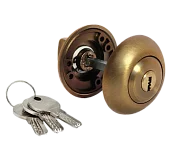 Завертка дверная MH-CYL COF с цилиндром, цвет кофе